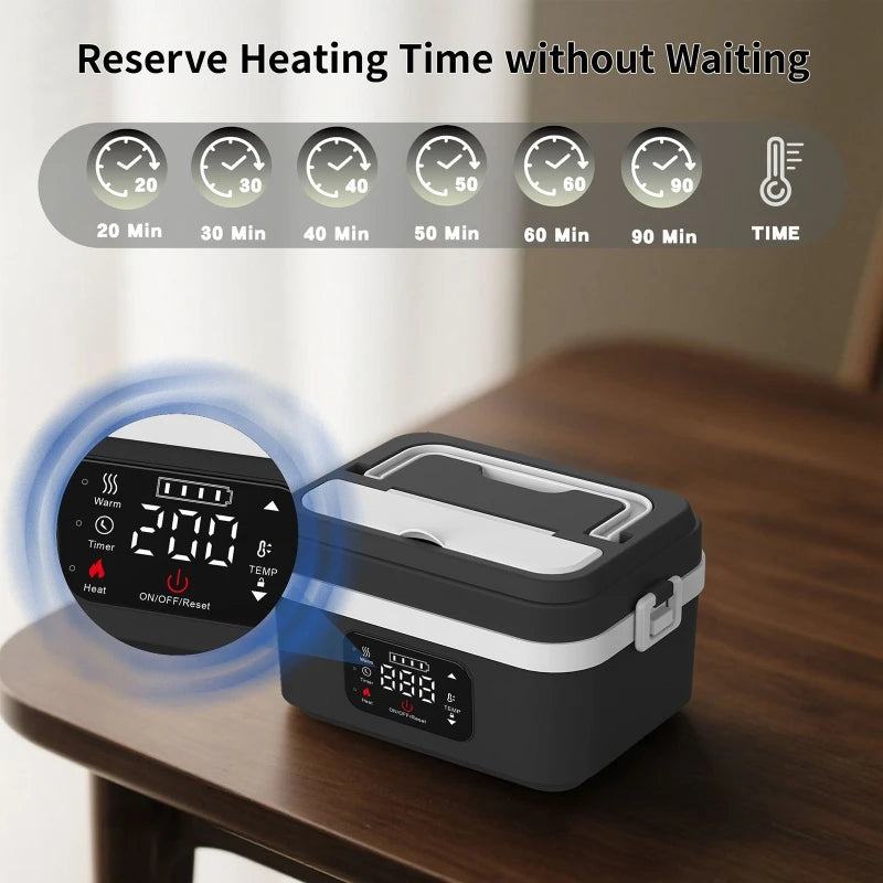 Portable Rechargeable Heated Lunch Box