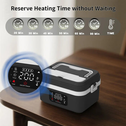 Portable Rechargeable Heated Lunch Box