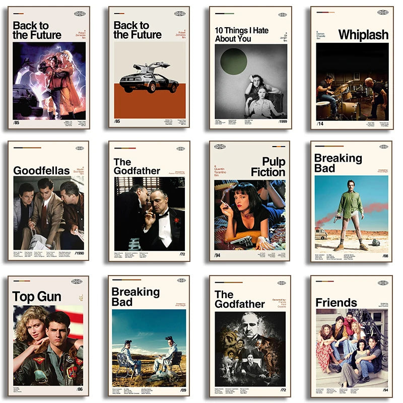 Vintage Iconic Canvas Print | Movie & TV Wall Art