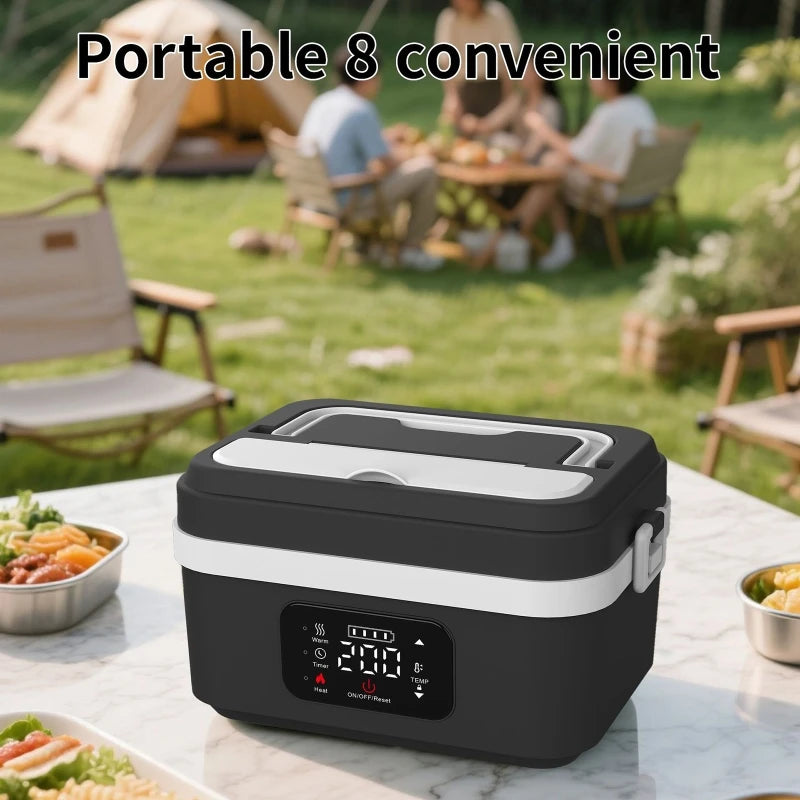 Portable Rechargeable Heated Lunch Box