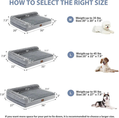 Waterproof & Non-Slip Supportive Orthopedic Pet Bed