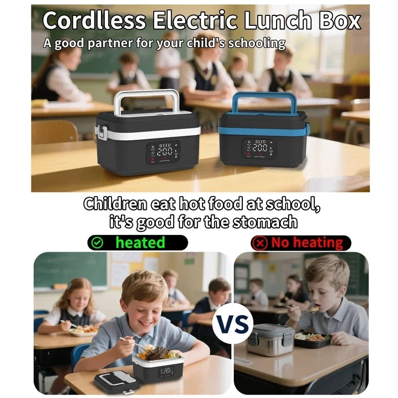 Portable Rechargeable Heated Lunch Box