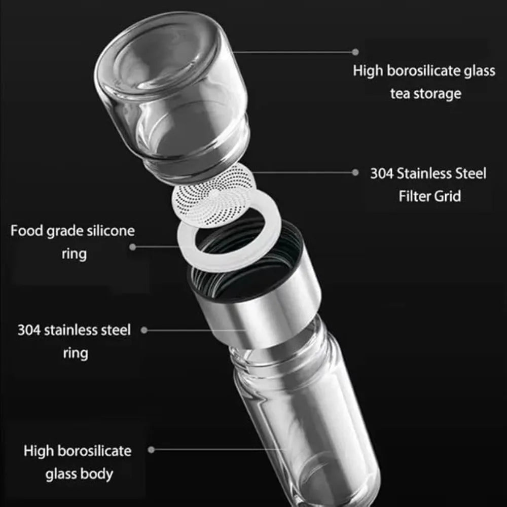 420ML Glass Tea Infuser