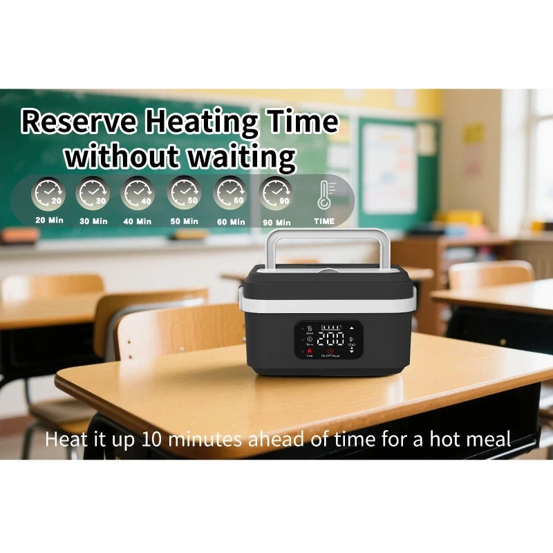 Portable Rechargeable Heated Lunch Box