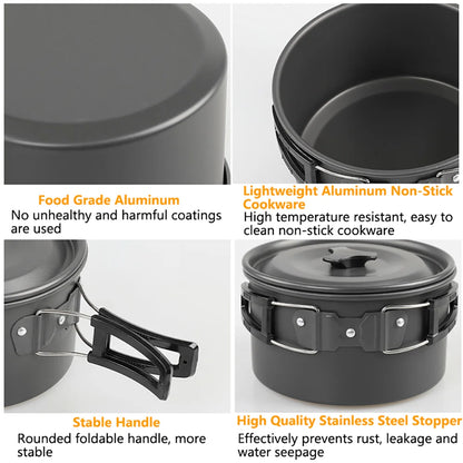 Portable Camping Cooking set
