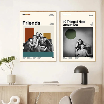 Vintage Iconic Canvas Print | Movie & TV Wall Art