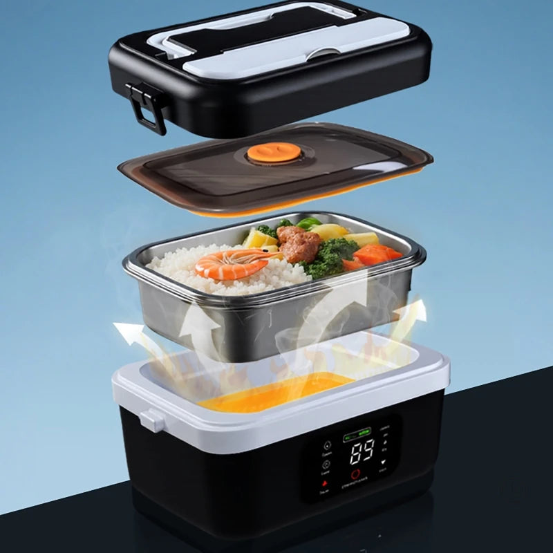 Portable Rechargeable Heated Lunch Box