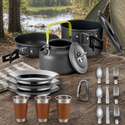 Portable Camping Cooking set