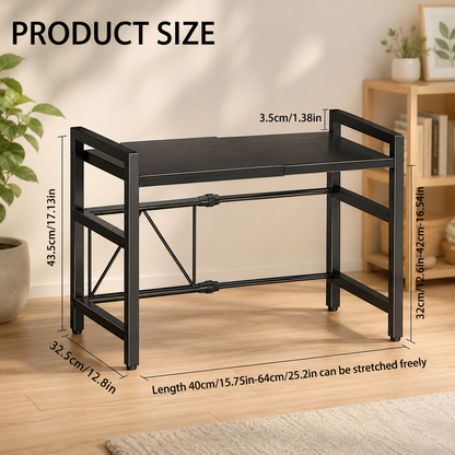 Expandable Microwave Storage Rack